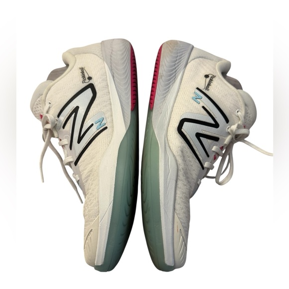 New Balance FuelCell 996v5 Tennis Shoes White Multi 12W 10.5M